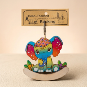 02 Rocking Photo Clip Thai Elephant (x6)